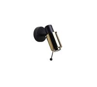 DCW Biny Spot Bulb Strahler/Spot, noir / or, avec tige