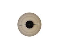 DCW Delumina Lampe Murale Noir Ø25