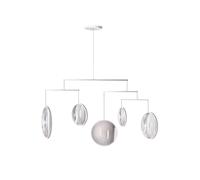 DCW Focus x5 Pendelleuchte, blanc