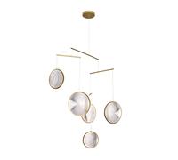 DCW Focus x5 Pendelleuchte, gold
