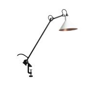 DCW Lampe Gras N°201 Copper Conic Klemmleuchte, blanc / cuivré