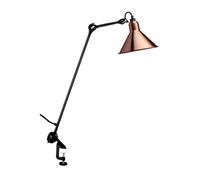 DCW Lampe Gras N°201 Copper Conic Klemmleuchte, cuivre / blanc
