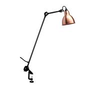 DCW Lampe Gras N°201 Copper Round Klemmleuchte, cuivre / blanc