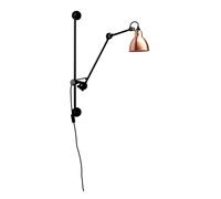 DCW Lampe Gras N°210 Copper Round Wandleuchte, cuivré