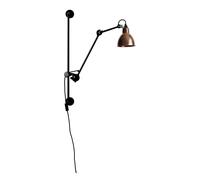 N210 Applique Murale Mat Noir et Cuivre Brut