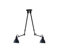DCW Lampe Gras N°302 Double Round Deckenleuchte, bleu