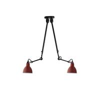 DCW Lampe Gras N°302 Double Round Deckenleuchte, rouge