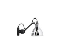 DCW Lampe Gras N°304 Black Round Wandleuchte, chromé
