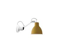 DCW Lampe Gras N°304 White Round Wandleuchte, abat-jour jaune