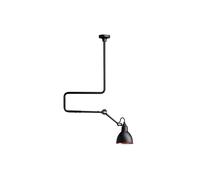 Lampe Gras N312 Plafonnier Mat Noir/Noir/Cuivre