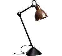 DCWéditions Lampe de table LAMPE GRAS N°205 - Noir - Cuivre non poli - rond