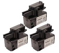DCYNXC Lot de 3 batteries PLC 3 V 1750 mAh A98L-0031-0026 de rechange pour FANUC A02B-0309-K102, batterie au lithium dans un étui rigide, pour batterie de contrôleur de machine CNC FANUC