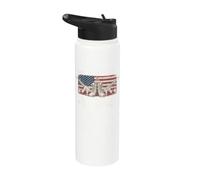 DD-214 US Military Veteran Retired I Dont Have Phd DD214 Stainless Steel Insulated Water Bottle