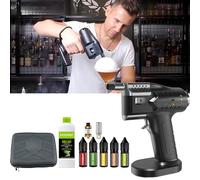Ddasam Fumoir a froid,kit de Fumeur de Cocktail,Machine à bulles à cocktail, cocktail gun, fumoir a froid kit de fumeur, Pistolet à Bulles fumé pour Aliments de Cuisine