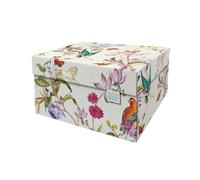 DDB Dutch Design Brand Boîte de rangement Small avec couvercle - Lot de 2 boîtes de rangement - Carton recy ertifié FSC (Dimensions : 27,8 x 20,6 x 14 cm) - Motif : Conte de fées (Fairytale)