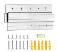 ddckj 1 Paire Fixation Miroir Lourd Z Support de Montage Crochet 30cm Fixation Cadre Lourd de Charge 36 kg en Alliage d'Aluminium avec Vis pour Cadre Photo, Miroirs,Tête de Lit, Panneau, Rack