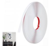 ddckj 12M Moulure Adhesive Blanc Mat Baguette de Finition Pvc Moulure Flexible Convient à Cadres de Miroirs, Fenêtres, Murs, Sols, Armoires, Plafonds, Bords de Carreaux