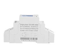 DDM18L Single Phase Electricity Meter | 5(32) A LCD Digital Consumption Monitor | DIN Rail Electricity Meter for Home/Office/Industrial Use | 1.0 Accuracy Class, 220V / 230V