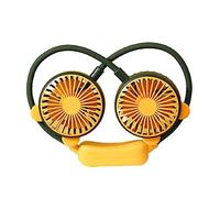 Ddujbtp Ventilateur tour de cou portable mains libres rechargeable par USB 2 vitesses ventilateur à suspendre refroidisseur d'air portable ventilateur tour de cou ventilateur portable ventilateur cou