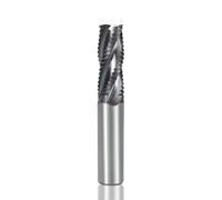 Ddyspan Fraise En Bout D'ébauche À 4 Cannelures, 8mm-12mm-16mm, Super Revêtement, Fraise HSS, Machine CNC, Mèche De Routeur Pour Outils En Bois/aluminium/acier,8xD8x38x82L