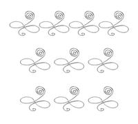 De 10 porte-affiches de tables design de lunettes, Silver | Idéal pour les réceptions de mariage, les fêtes d ' anniversaire et les événements d ' entreprise, porte-affiches