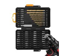 de 54 de Tournevis 54 Pièces Multiusage Acier Portable | Emboîtage Cruciforme pour Bricolage, Meubles, Électroménager pour Réparation Domicile Équipement Entretien Installation
