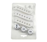 De 8 couvercles de de guitare en plastique ABS de qualité et capuchons de bouton de contrôle des volumes pièces de rechange pour un contrôle précis couvercle des boutons de volume de guitare
