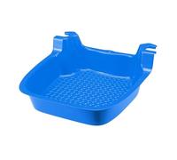 de bain de pieds - PP - 41 x 40,5 x 13 cm - Antidérapant - Ergonomique - Pour piscine hors sol, échelle, spa, utilisation en extérieur, accessoire de piscine, nettoyage des pieds après