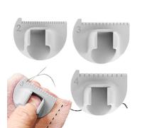 De Bord Et Jauge De guide-pouce multifonction pour s courbes | Jauge À Blocage Bord 2/3/4 mm Règle Pour Aiguille manchons protège-doigts pour aiguilles tricot et machine à