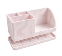 de Brosse à Dents en Silicone à 4 emplacements pour Salle de Bain, d ' évier Souple pour vanité partagée, dortoir, comptoirs familiaux, séparateur d ' évier, Organisateur de vanité, Fin
