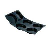 DE BUYER -1978.01 -moulflex noir - plaque 6 tartelettes
