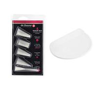 DE BUYER -2114.05 -blister de 5 douilles assorties & 4858.00N -raclette coupe pate ronde polyethylene