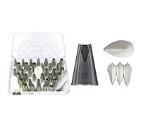 DE BUYER -2114.10 -coffrets 35 douilles inox+adaptateurs & 2115.25N -douille st honore inox ø 11