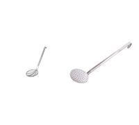 DE BUYER -2601.14N -araignee a friture en Fil INOX 14 cm & 3150.08 -ecumoire INOX Extra-Forte ø 08 cm