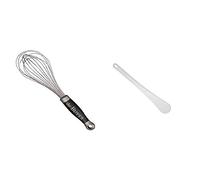 DE BUYER -2610.25 -fouet professionnel fils inox goma 25cm & 4745.30 -spatule blanche en polyglass l. 30cm
