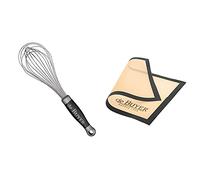 DE BUYER -2610.25 -fouet professionnel fils inox goma 25cm & 4938.40 Tapis Airmat Siliconé Aéré 40 x 30 cm
