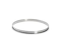 De Buyer – Cercle à tarte 3091.30N Inox Ø30 × H2 cm Bord roulé Tous feux dont induction