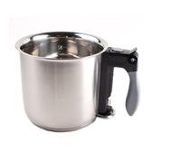 de Buyer 3437.16N, 1.5 l, Acier inoxydable, Acier inoxydable, Noir, Gris, Céramique, Gaz, Induction, Plaque scellée, 16 cm