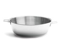 DE BUYER - 3495.24 -Sauteuse bombée -TWISTY - Ø 24CM - Acier Inox