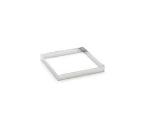 DE BUYER -3905.16 -cercle carre inox f 17 ht 2cm - 16cm, Argenté