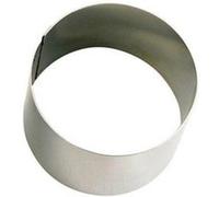 Cercle à pâtisserie, mousse & entremets rond en inox ø 8 cm hauteur 4,5 cm