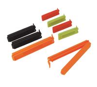DE BUYER -4336.00 -lot 8 pinces twixit pr fermer poches | Trois tailles : 5, 10 et 13 cm