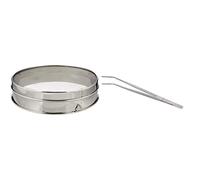 DE BUYER -4604.30 -tamis inox ø 30 cm - maille 0.8mm, Argenté & 4239.15 -pince emb.coudeinox de presentation 16 cm