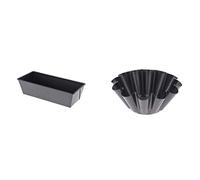 DE BUYER -4716.25 -cake plie 25x10cm & 4702.22 -brioche anti adhesif 22cm- 12 cotes