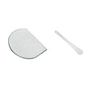 DE BUYER -4858.00N -raclette Coupe Pate Ronde polyethylene & 4745.30 -spatule Blanche en polyglass l. 30cm