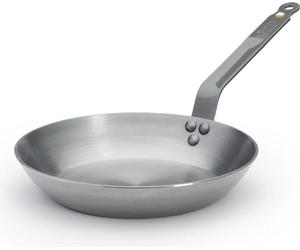 De Buyer 5610.26 Poêle en fonte 26 cm, argent, revêtement antiadhésif