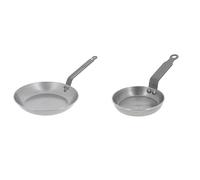 DE BUYER -5611.24 -poele a omelette mineral b element ø24cm & 5612.12 Poêleà blinis Minéral B Element