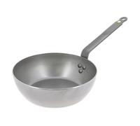 De Buyer – Poêle paysanne Mineral B Element – Tôle d'acier cire d'abeille, bord haut – 28 cm