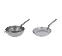 DE BUYER -5614.32 -poele paysanne mineral b element ø 32cm & 5610.28 -poele mineral b element en tole ø 28cm