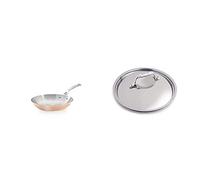 DE BUYER -6224.28 -poele rde cuivreprima materainduct 28 & 3709.24N -couvercle inox bombe pr affinityø24